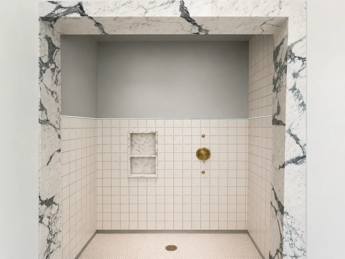 Front path tiling in a period London property